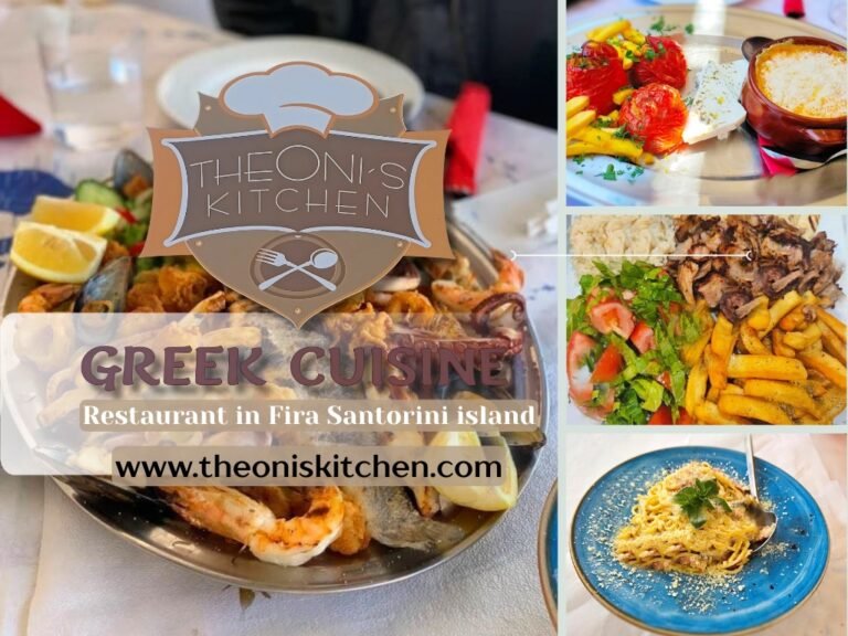 about theoni's kitchen best local greek restaurant in fira santorini
